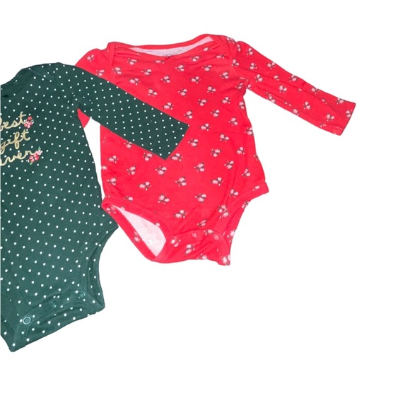 Carter’s•Christmas Holiday Bodysuits Set - Picture 6 of 11